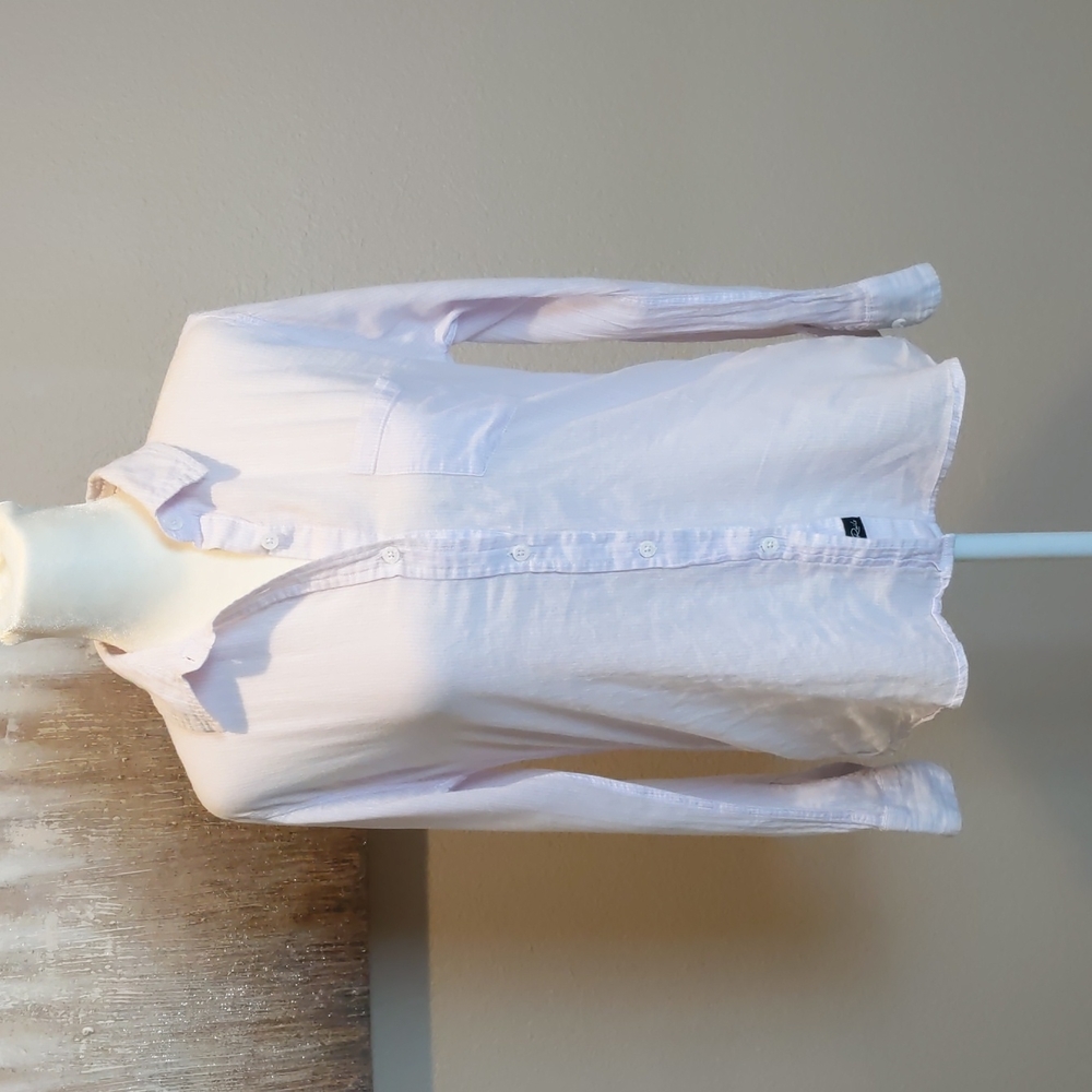 Rails Button Down Pinstriped Top